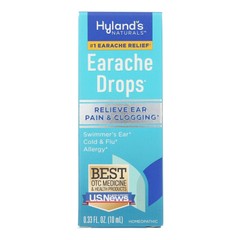 Hyland’s Earache Drops: Relieves Ear Pain Naturally, 0.33 Fl. Oz.