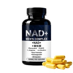 BoostivaNAD+ Supplements targeted for Men WithMNM, Resveratrol, Coq10, L-Citrull