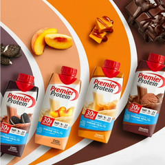(2 pack) Premier Protein Shake, Chocolate, 30g Protein, 11 Fl Oz, 12 Ct