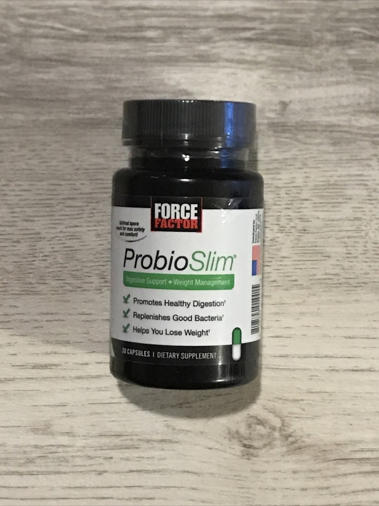Force Factor ProbioSlim Probiotic Supplement Weight Loss Pills BB 09/24