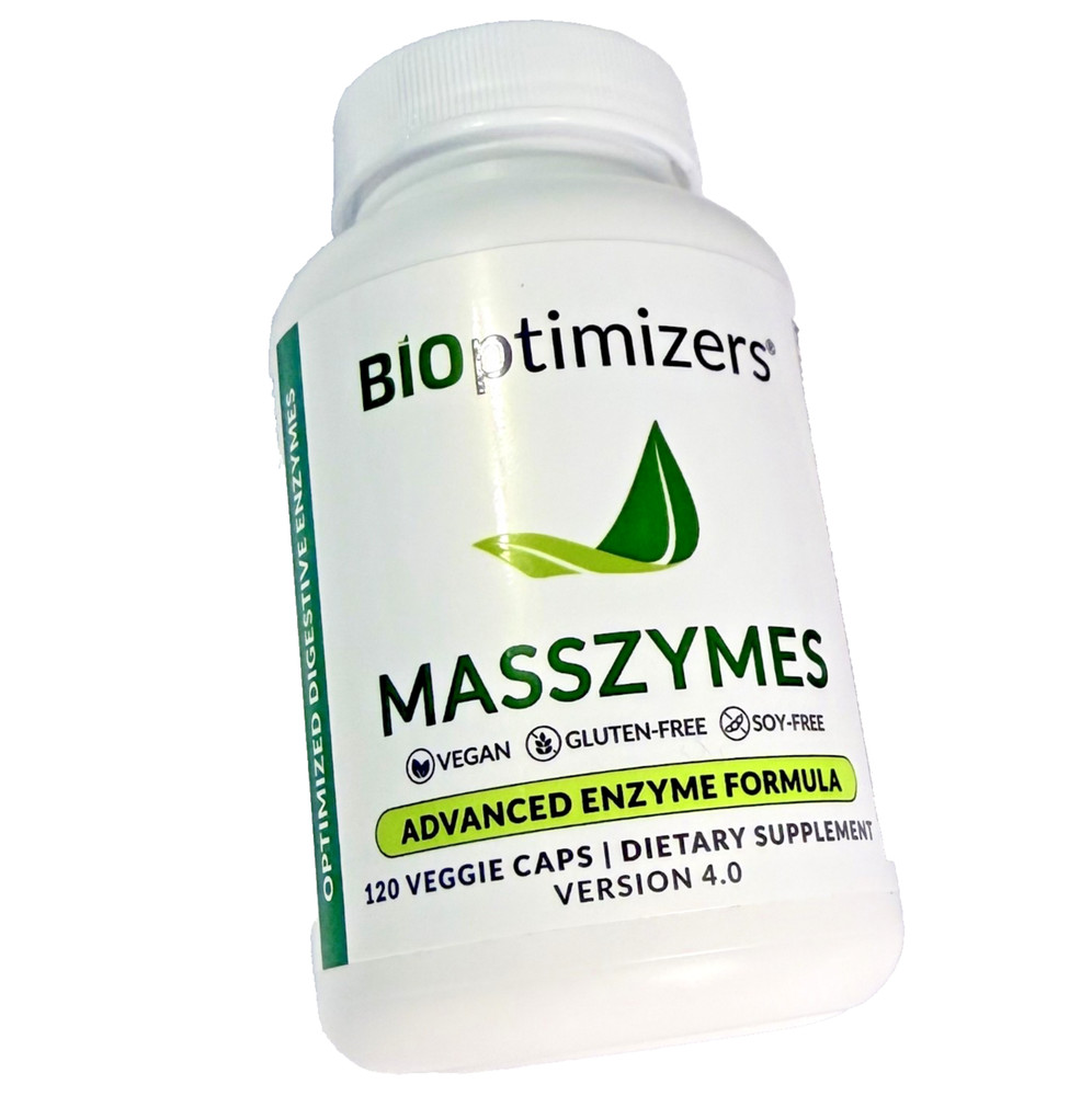 BIOptimizers MassZymes 250 Veggie Caps NEW Sealed EXP 11/2027 Digestive Enzymes