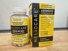2x NEW Heliocare Advanced Niacin B3 for Healthy Skin 120ct Fernblock-PLE 07/2026