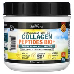 2 X BioSchwartz, Collagen Peptides Bio+, Unflavored, 16 oz (454 g)