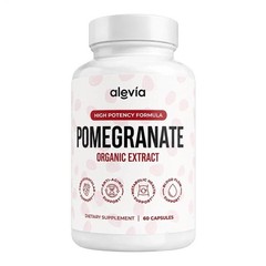 3Pack Alevia Pomegranate Capsules 60ct Organic Extract Antioxidant