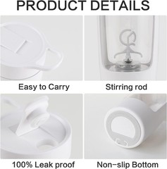 Joter & Libear Joter Libear Electric Shaker Bottle Made Tritan – Bpa – Portable