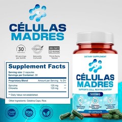 Natural Stem Cell Supplements 500mg – Anti-Aging, Longevity, Spirulina & Chlorel