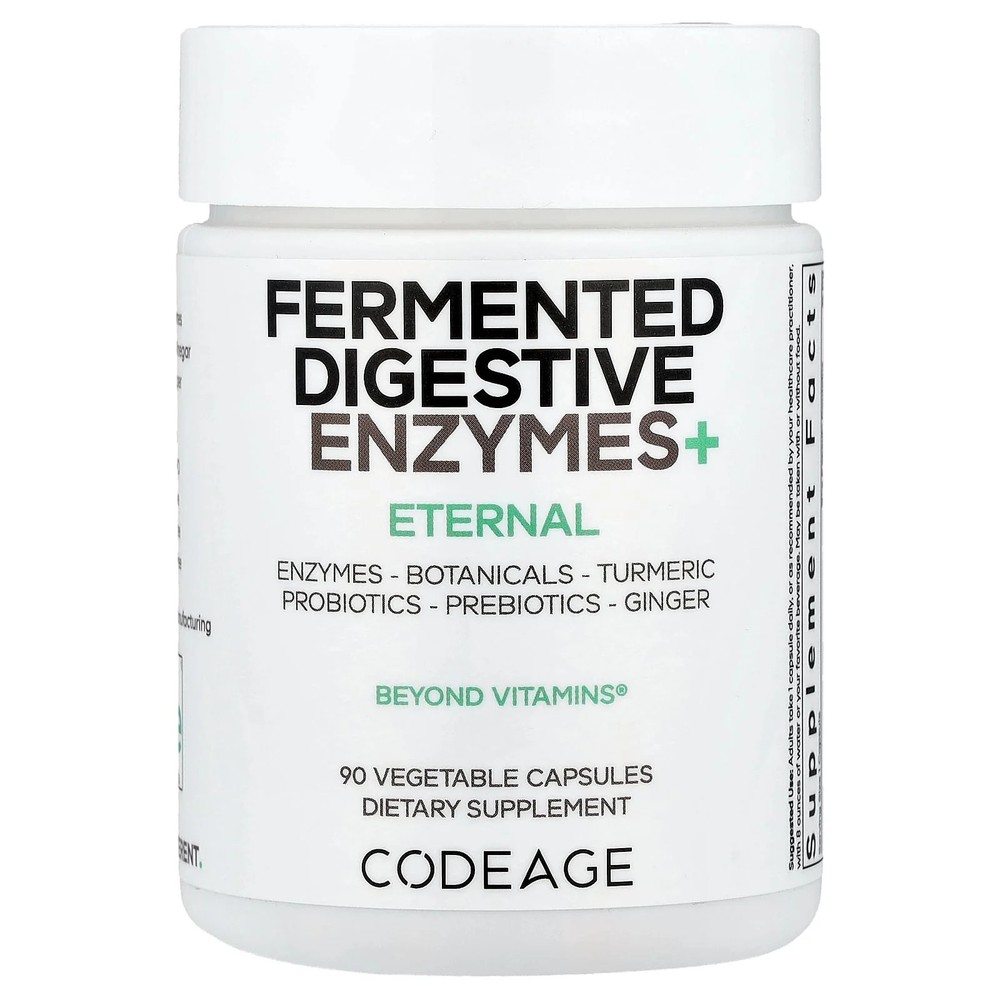 2 X Codeage, Fermented Digestive Enzymes+, 90 Vegetable Capsules