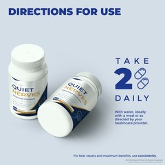 Quiet Nerves Capsules, Official Nerve Health Support, Advanced Supplement 60ct
