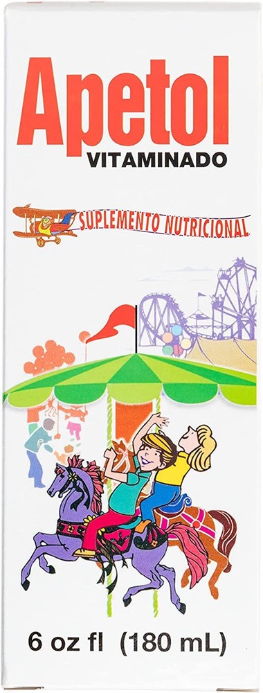 APETOL Suplemento Vitaminado Nutricional, Vitamins Added Dietary Supplement 6oz
