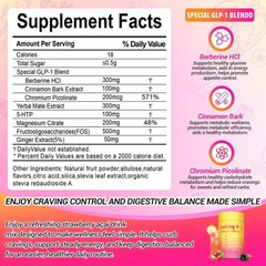 30 Stick Packs LeeFar Cutting Drink Mix – Berberine, Chromium,5-HTP, Yerba Mate
