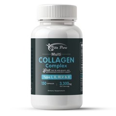 Vital Vitamins 3300mg Multi Collagen Capsules – 150 Count