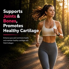 Nutrabud Multi Collagen Complex 90 Tabs | All 5 Collagen Types | Unflav