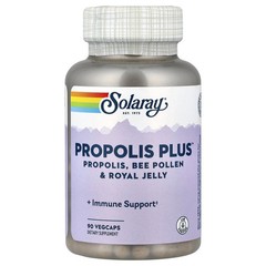 2 X Solaray, Propolis Plus�, Propolis, Bee Pollen & Royal Jelly, 90 VegCaps