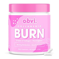 Obvi Collagenic Burn | Collagen Peptide Supplement with 120 Count (Pack of 1)