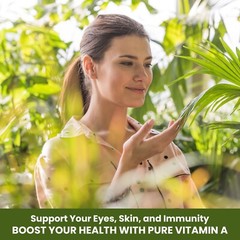 Green Organic Supplements’ Natural Vitamin A – Retinyl Palmitate & Gluten Free