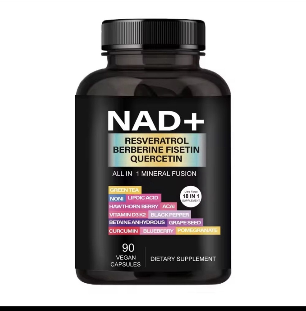 NAD+ – with Resveratrol, Berberine, for Anti-Aging, Antioxidant, Energy, Focus
