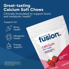 Bariatric Fusion Calcium Soft Chews | Fruit Variety | Cranberry Grap, Strawberry