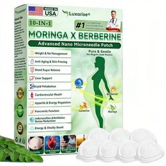 Advanced Luxarise Moringa & Berberine 10-IN-1 Advanced Nano Microneedle Patch