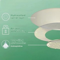 4/40PCS Nano Slimming Micro Needle Patch Unisex Slimming Microneedle Hoot Patch