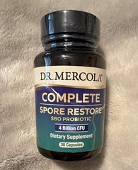 Dr. Mercola Complete Spore Restore SBO Probiotic Organic 4 Billion CFU 30 ct