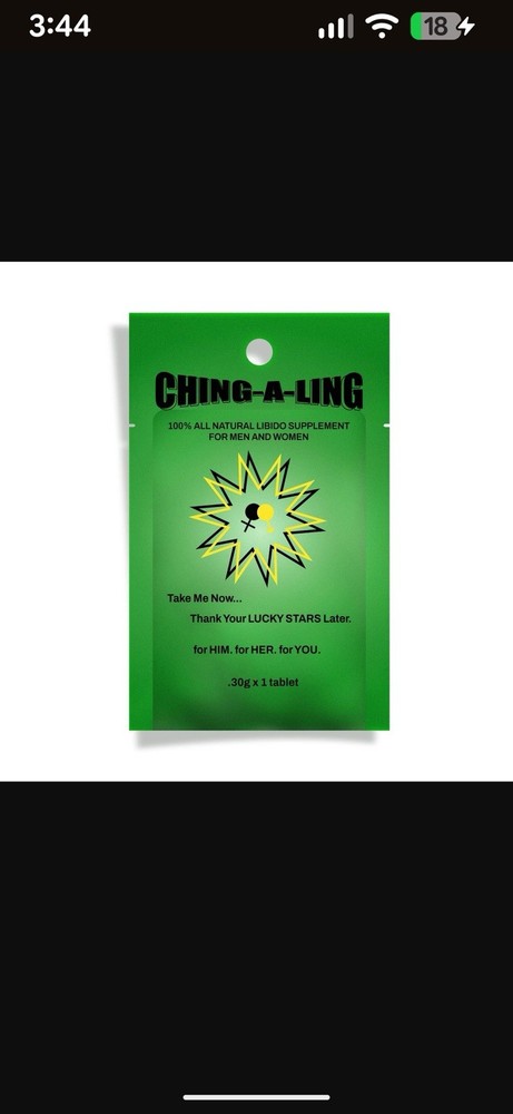 8 pills Ching A Ling Male Enhancement Herbal Supplement