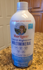 Mary Ruth’s Liquid Nighttime Multimineral, Coconut Dream , 22oz Exp:2027 SEALED