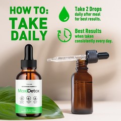 (1 Pack) Maxi Detox Drops Advanced Health & Fitness Formula MaxiDetox 30 Serves