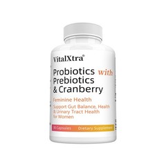 Probiotics For Women with Prebiotics Cranberry Vitamin C 30/60/120 Capsules