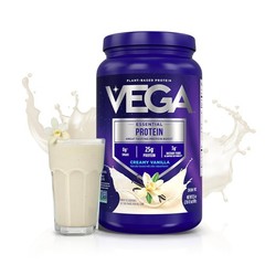 Vega Essential Protein – 25g Plant Based Protein Powder, Creamy Vanilla, Vega…