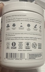 Needed Egg Quality Support Antioxidant Supplement 60 Capsules New Sealed