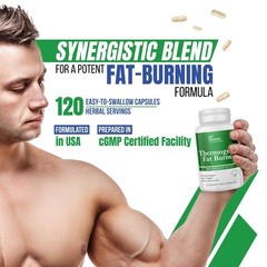 Thermogenic Fat Burner & Appetite Suppressant – Weight Loss, Metabolism Booster,
