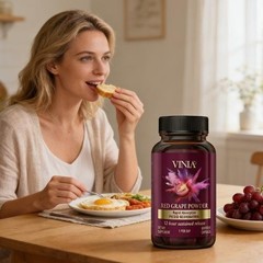 VINIA Piceid Increases Supplement Non-GMO, 60ct Resveratrol Blood Flow