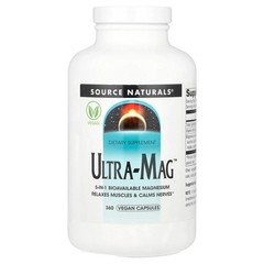 2 X Source Naturals, Ultra-Mag�, 360 Vegan Capsules