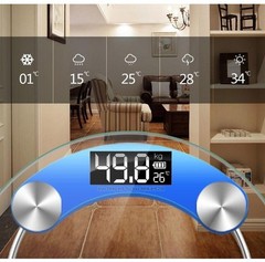 Lcd Display High-definition Digital Scale Round Shape Bathroom Body Weight Scale