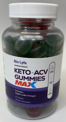 60-Count – Bio Lyfe Maximum Strength KETO ACV Gummies Exp: 02/2025