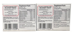 Patillas McCoy Cod/Fish Liver Oil Extract 40 Tablet 2 Pack