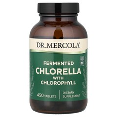 2 X Dr. Mercola, Fermented Chlorella with Chlorophyll, 450 Tablets