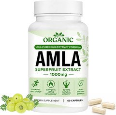 Amla Capsules – Amla Superfruit Extract 1000Mg, 60 Counts (1PC)