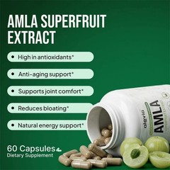 AMLA Capsules High Potency Superfruit AMLA Formula Extract Dietary Supplement