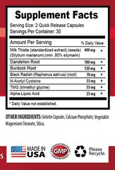 milk thistle extract – Liver Cleanse & Detox 905mg – liver support vitamins 2B