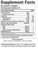 Omega Marine – 90 Tablets – 100% Natural Dietary Supplement, Made in USA