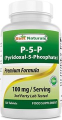 Best Naturals P5P Vitamin B6 100 mg/Serving 120 Tablets