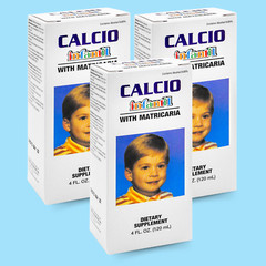 Menper Children’s Calcio Infantil Supplement with Matricaria – 4 fl oz (3-Pack)