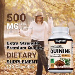Quinine Capsules 500mg – Support Leg Cramps, Stomach Health & Immune System