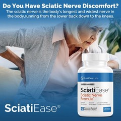 2 package SciatiEase Labs Sciati Ease Sciatic Nerve Formula 120 Cap Exp 12-2026