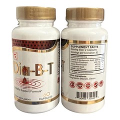 Dia-B-T Diabetic Support Formula Supplement – Blood Sugar Support – 120 Capsules