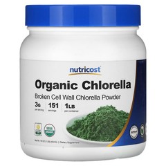 2 X Nutricost, Organic Chlorella Powder, 16 oz (454 g)-worldwide