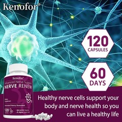 Nerve Support With Benfotiamine Stabilized R-Alpha Lipoic Acid 120 Capsules
