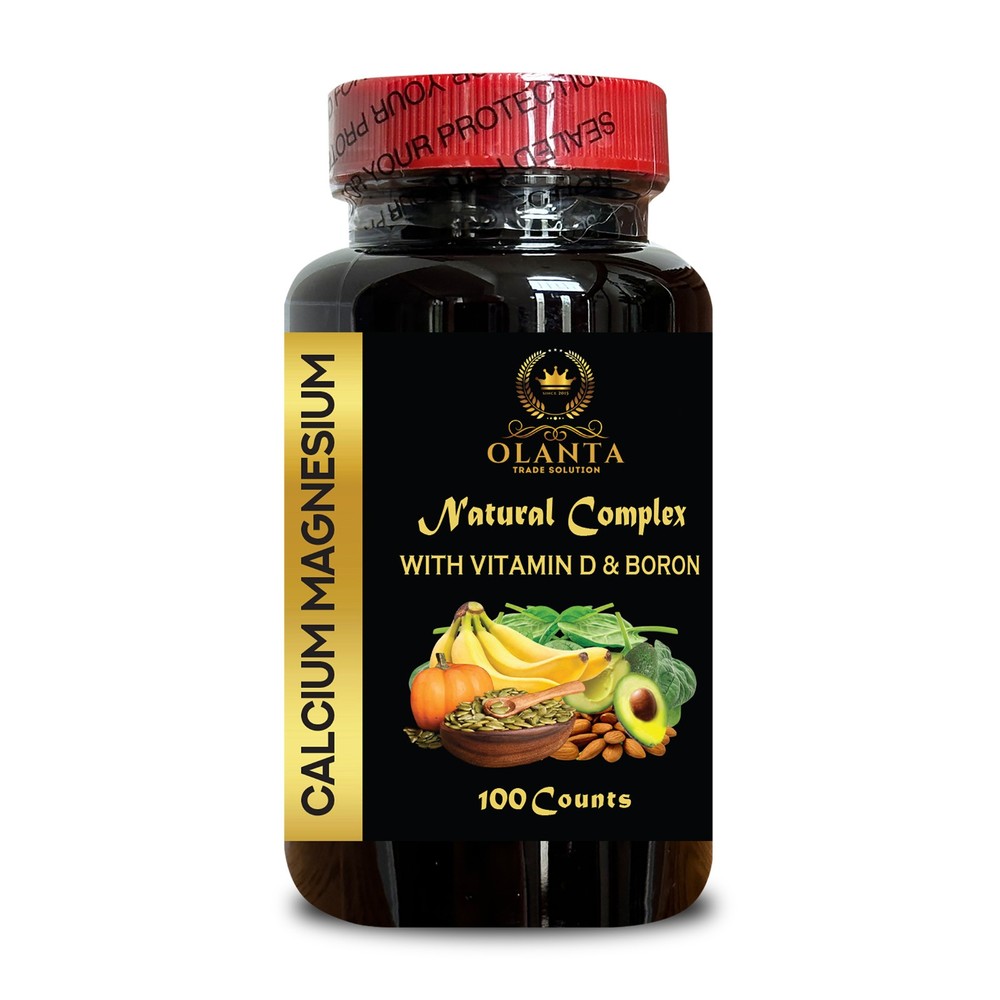 Daily Nutrient Support: Calcium, Magnesium, Boron & Vitamin D3 – Vegan Friendly