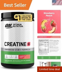 Strawberry Peach Creatine Monohydrate 720g – 80 Servings for Muscle Strength